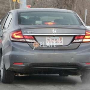 7HZ565 MA License Plate