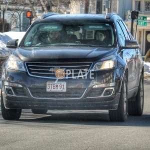 3TBM91 MA License Plate