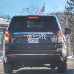 LVA7153 MA License Plate