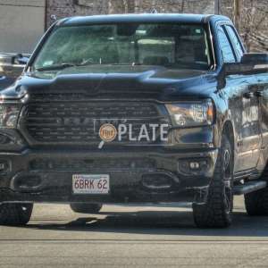 6BRK62 MA License Plate