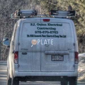 R80361 MA License Plate