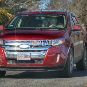 5FP800 MA License Plate