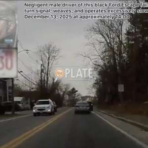 6WHT30 MA License Plate
