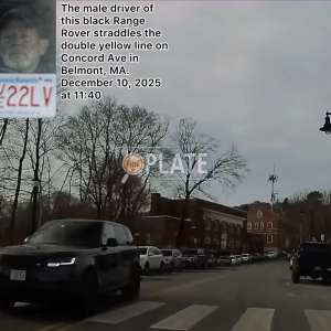 VE22LV MA License Plate