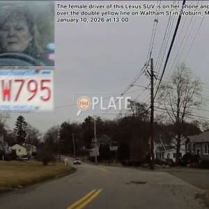 EVW795 MA License Plate