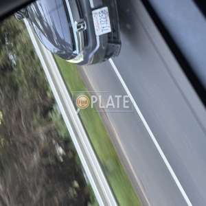 7YJZ258 CA License Plate