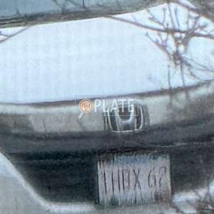 1HBX62 MA License Plate