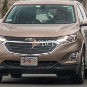 3PMN18 MA License Plate