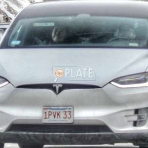 1PVK33 MA License Plate