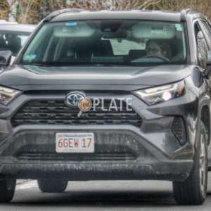 6GEW17 MA License Plate