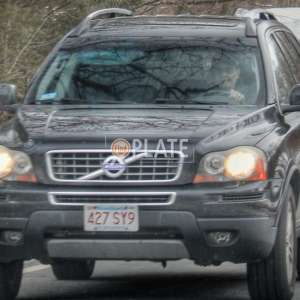 427SY9 MA License Plate
