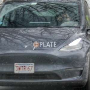 3WTR67 MA License Plate