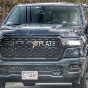 234A MA License Plate