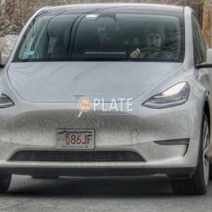 EV86JF MA License Plate
