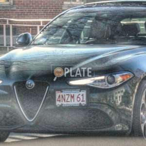 4NZM61 MA License Plate