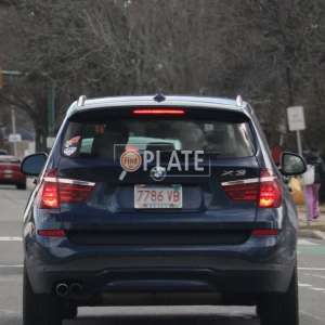 7786VB MA License Plate