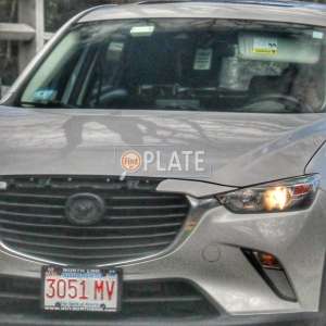 3051MV MA License Plate