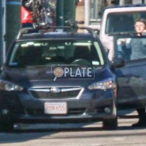 7BN655 MA License Plate