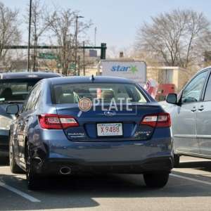 X9488 MA License Plate