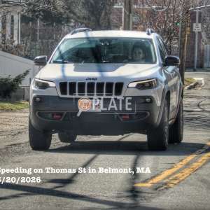 4JVM96 MA License Plate
