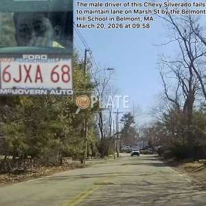 6JXA68 MA License Plate