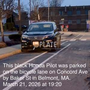 3BK137 MA License Plate