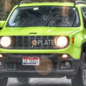 1A5A069 ID License Plate