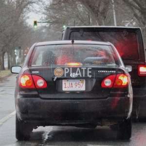 1JA957 MA License Plate