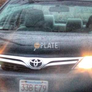 33BE79 MA License Plate