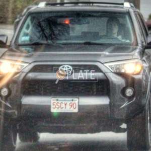 5SCY90 MA License Plate