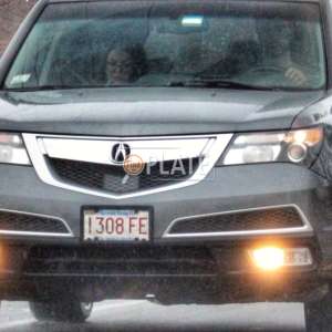 1308FE MA License Plate