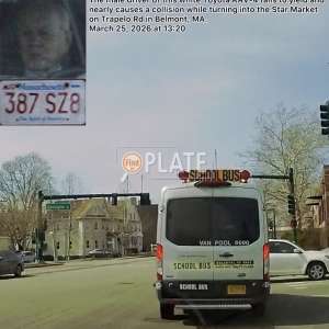 387SZ8 MA License Plate