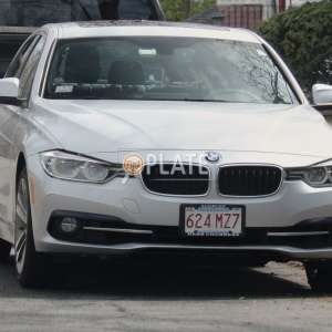 624MZ7 MA License Plate
