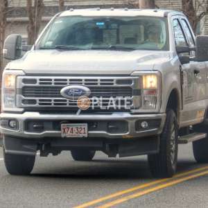 X74321 MA License Plate