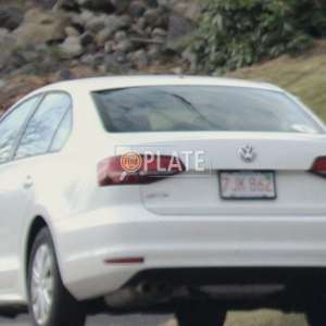 7JK862 MA License Plate