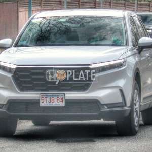 5TJB84 MA License Plate