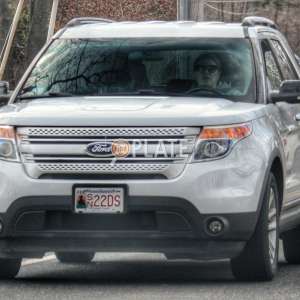 SN22DS MA License Plate