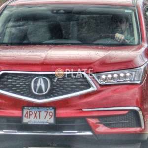 4PXT79 MA License Plate