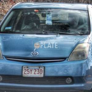 25YZ30 MA License Plate