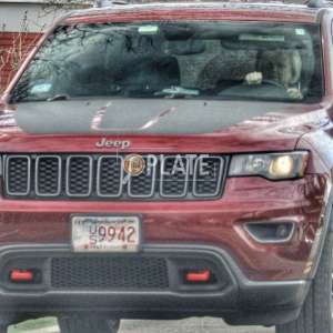 US9942 MA License Plate