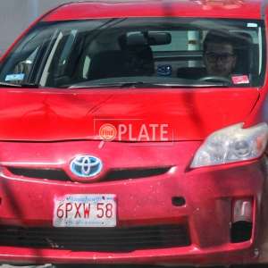 6PXW58 MA License Plate