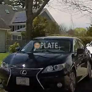 J98 MA License Plate