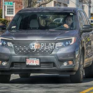 5SPV61 MA License Plate