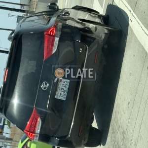 7CXP345 CA License Plate