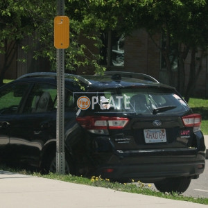 4HXD89 MA License Plate