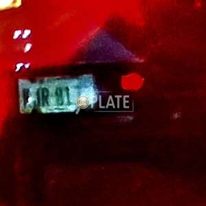 KJR8177 PA License Plate